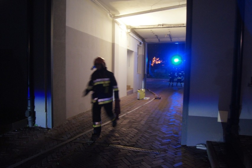 Pożar w Panaceum Fitness w Radomsku. Zapaliło się drewno w saunie