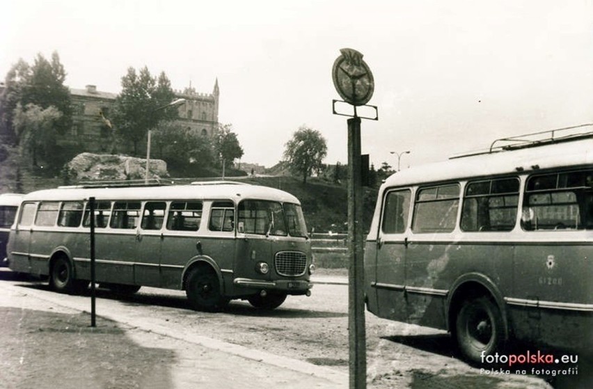 Dworzec PKS w Lublinie
Stanowiska autobusów, lata 1970-1975