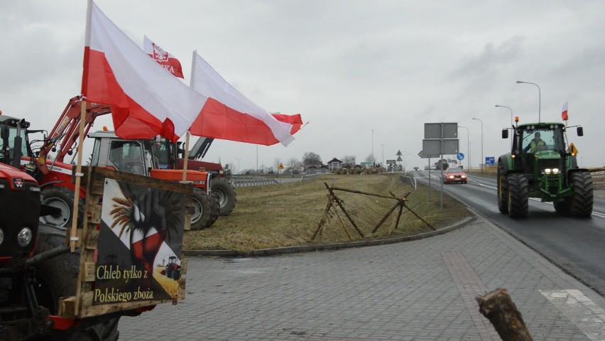 Trzeci dzień protestów rolników w Chojnicach