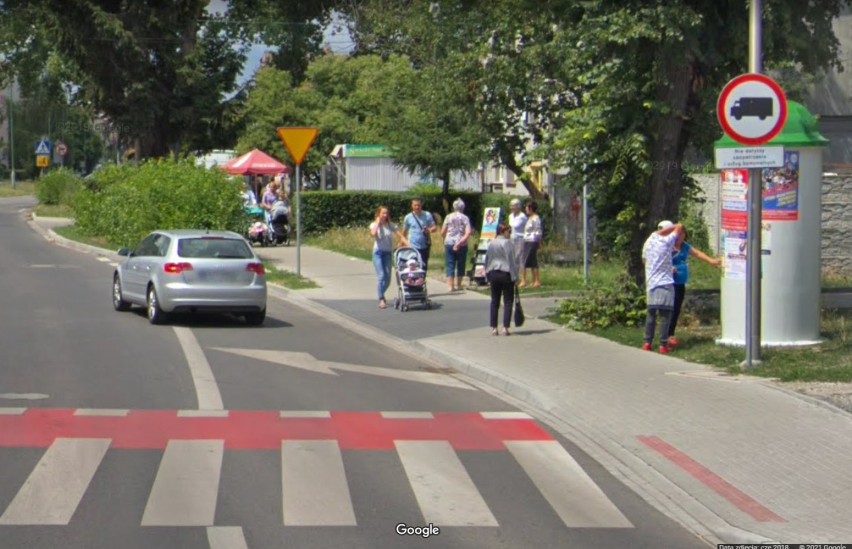 Osiedle Moniuszki w Żarach w kamerach Google Street View....