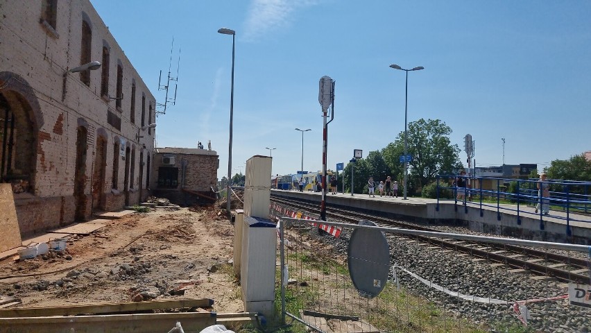 Dworzec PKP w Pucku - 25 lipca 2022