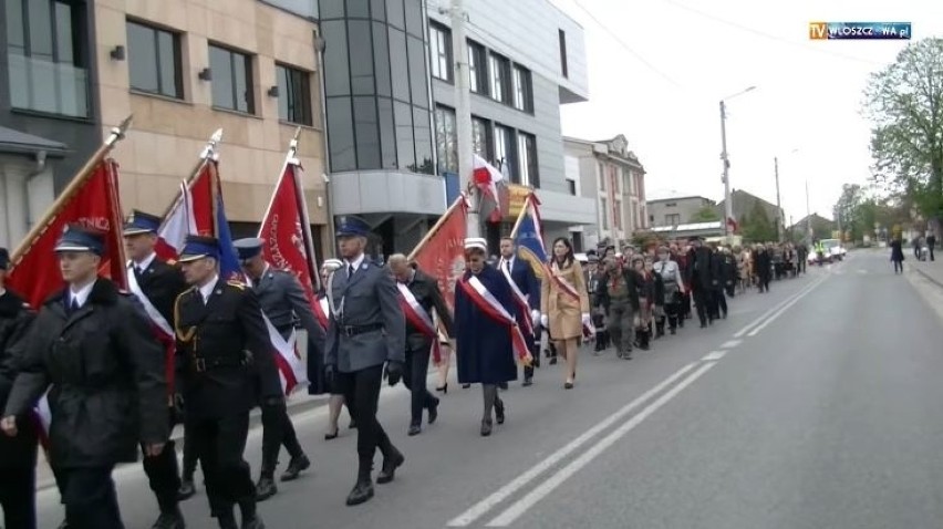 3 Maja we Włoszczowa. Msza, uroczystości przy pomniku (WIDEO, ZDJĘCIA)