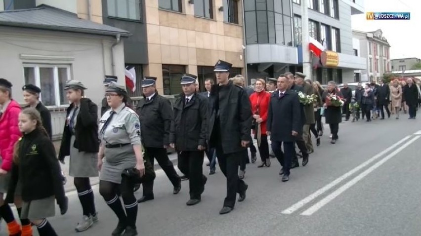 3 Maja we Włoszczowa. Msza, uroczystości przy pomniku (WIDEO, ZDJĘCIA)