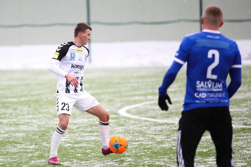 21.01.2022, Kraków, stadion Prądniczanki: sparing Sandecja...