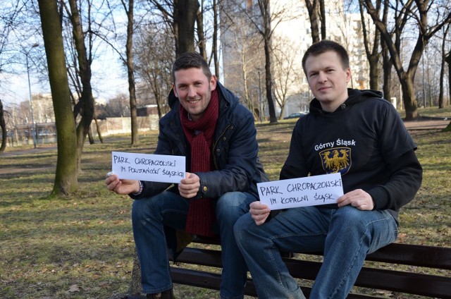 Radny Rafał Łataś chce nazwać park w Chropaczowie im. Powstańców Śląskich, by upamiętnić bohaterów walk, a Alan Zych im. Kopalni Śląsk, bo to ona zapoczątkowała wielki rozwój tej dzielnicy Świętochłowic