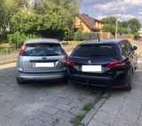 Radomsko. Nie zaciągnął "ręcznego", auto stoczyło się i uszkodziło inny pojazd