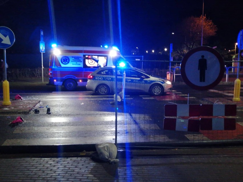 Zmarł 86 - latek, jedna z dwóch osób potrąconych na ulicy Solnej w Kołobrzegu