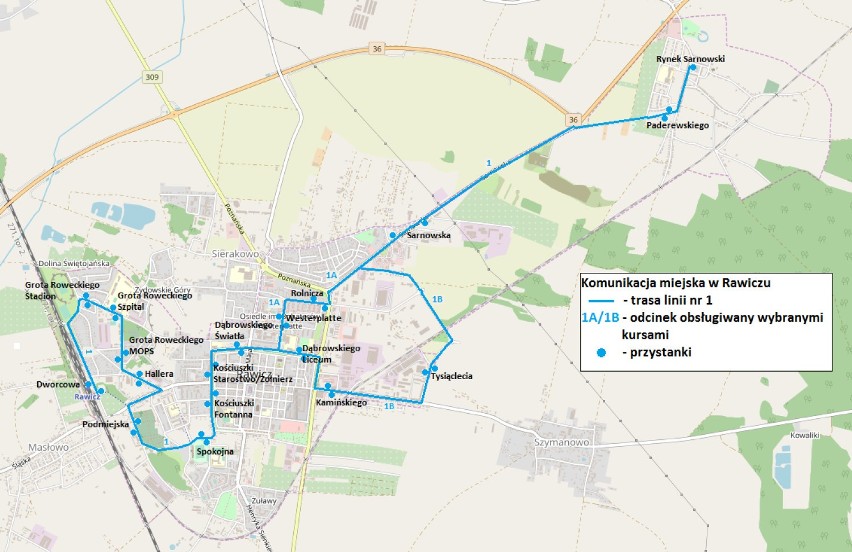 Rawicz. Zmiana rozkładu jazdy autobusów miejskich od 18 listopada 2019