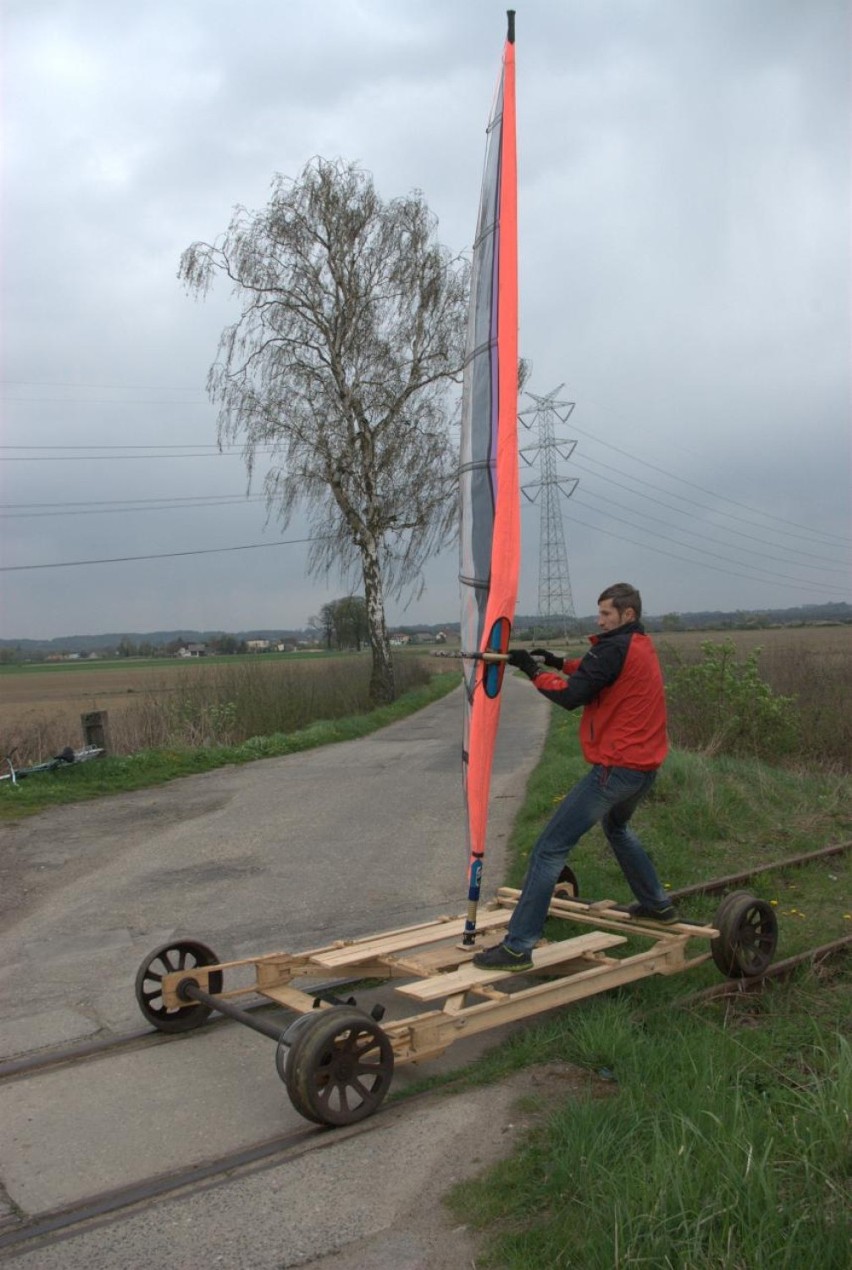 Żaglówka na torach?! Tak też można!