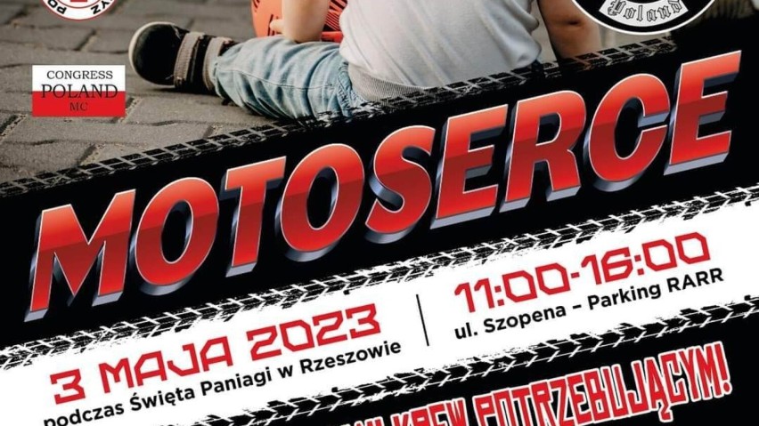 Motoserce wraca do Rzeszowa. Ogólnopolska akcja motocyklistów zbiórki krwi już 3 maja