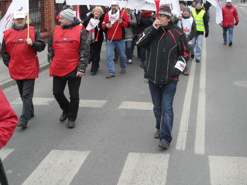 Rybnik strajk: Manifestacja przeszła przez miasto [ZDJĘCIA + WIDEO]