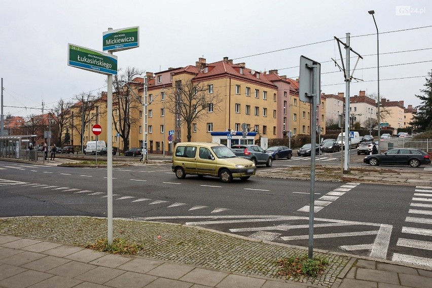 Ruszają prace na ul. Mickiewicza w Szczecinie. Na skrzyżowaniu ma być bezpieczniej