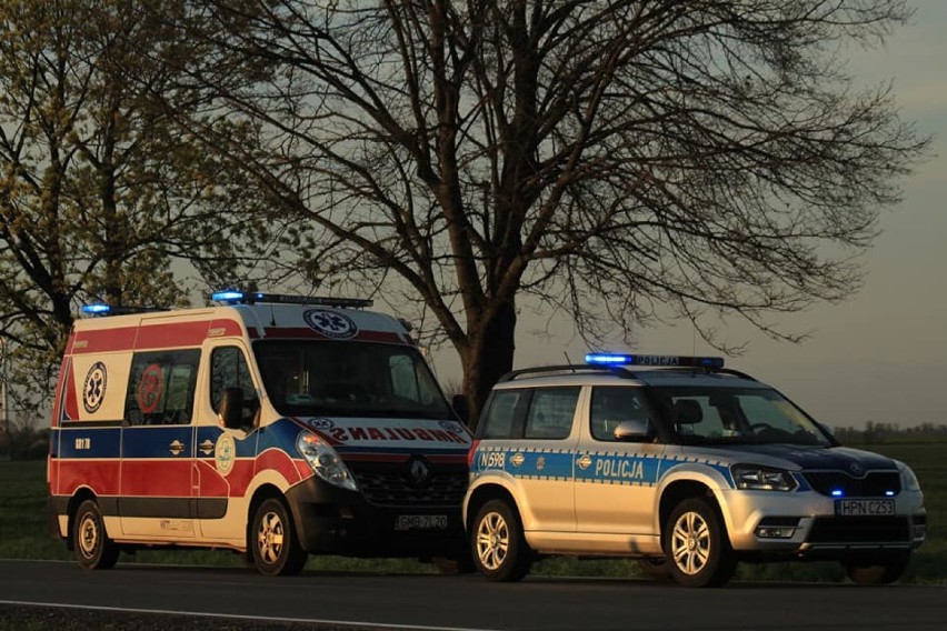 Martąg-Tragamin. Wypadek na drodze krajowej nr 55. Dwie osoby trafiły do szpitala