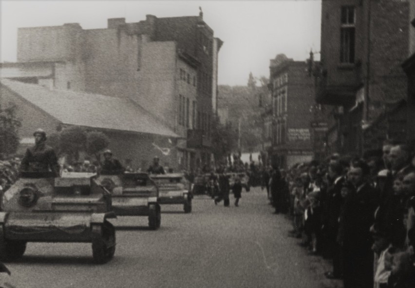 Rybnik: słynne polskie tankietki na Rynku w 1937 roku