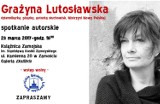 Grażyna Lutosławska gościem Biesiady Literackiej w Książnicy Zamojskiej.