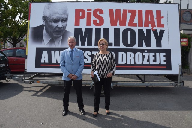 "PiS wziął miliony, a wszystko drożeje", czyli kampania Koalicji Obywatelskiej w Gnieźnie