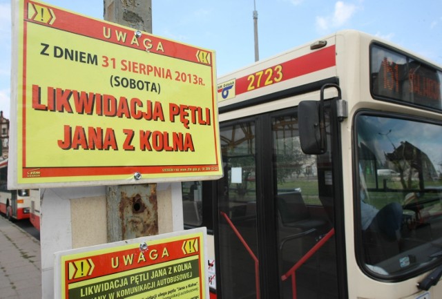 Pętla autobusowa przy ul. Jana z Kolna zostanie zlikwidowana