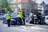 Poznań: Dwa samochody zderzyły się na krzyżówce Solnej i Niepodległości