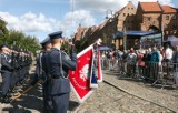 Grudziądz. Sztandar otrzymał Zakład Karny nr 1. Uroczystość wręczenia odbyła się na Błoniach Nadwiślańskich [zdjęcia]