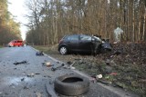 Wypadek w Smolarach. Zginął kierowca auta [ZDJĘCIA]