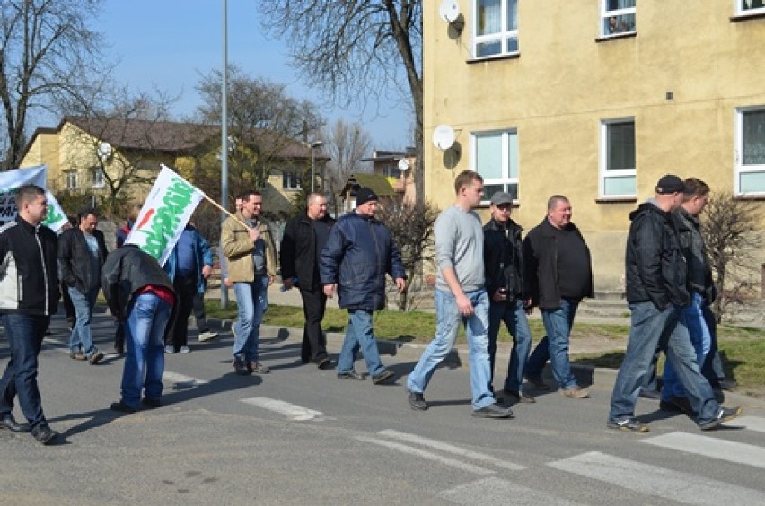 Protest rolników w Głogowie