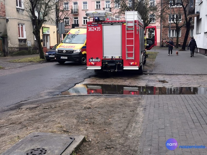 Zatrucie tlenkiem węgla na ulicy Reymonta we Włocławku