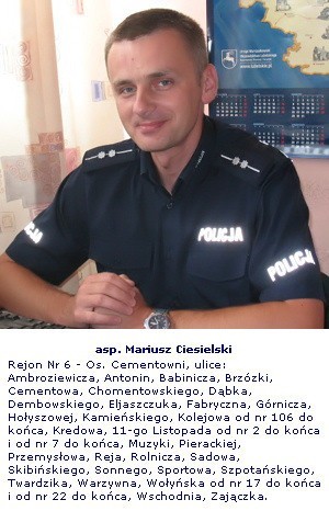 asp. Mariusz Ciesielski