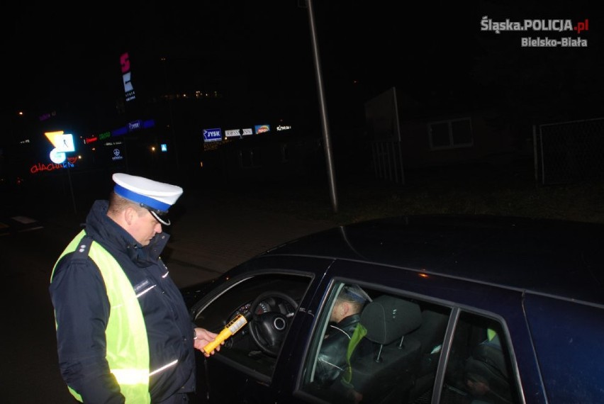 Akcja "Dyskoteka" w Bielsku-Białej: 2353 zbadanych kierowców