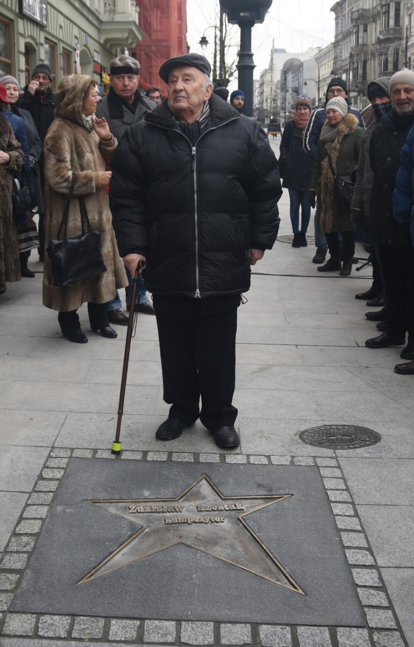 Kolejna gwiazda na Łódzkiej Alei Gwiazd. Zdzisław Szostak uhonorowany [ZDJĘCIA]