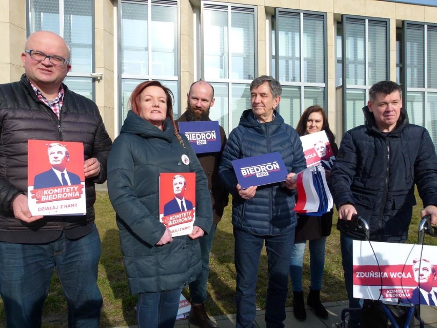 Lewica w Zduńskiej Woli ruszyła z kampanią prezydencką Roberta Biedronia