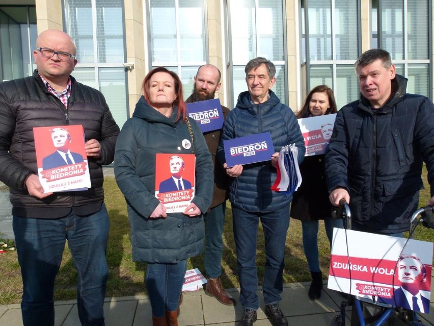 Lewica w Zduńskiej Woli ruszyła z kampanią prezydencką Roberta Biedronia