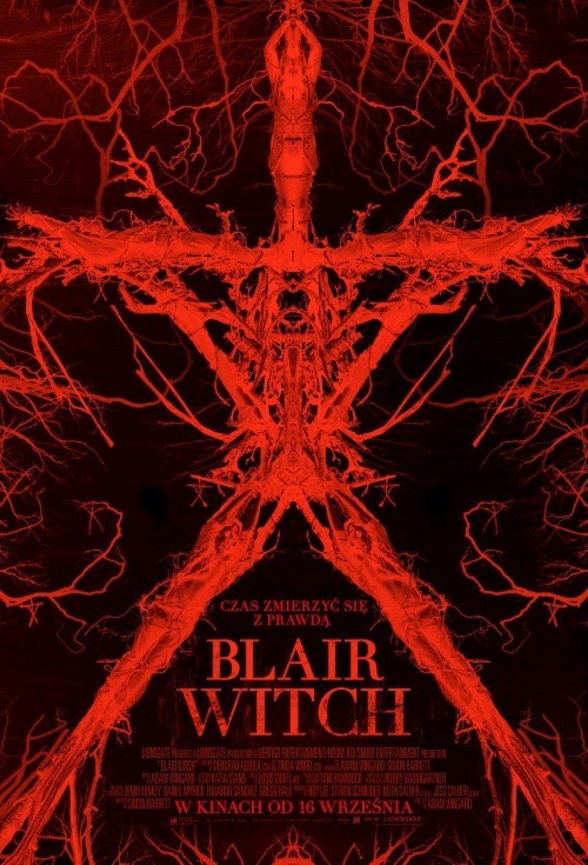 Z kolei o 20 wyświetlany będzie film  „Blair Witch”. - James...
