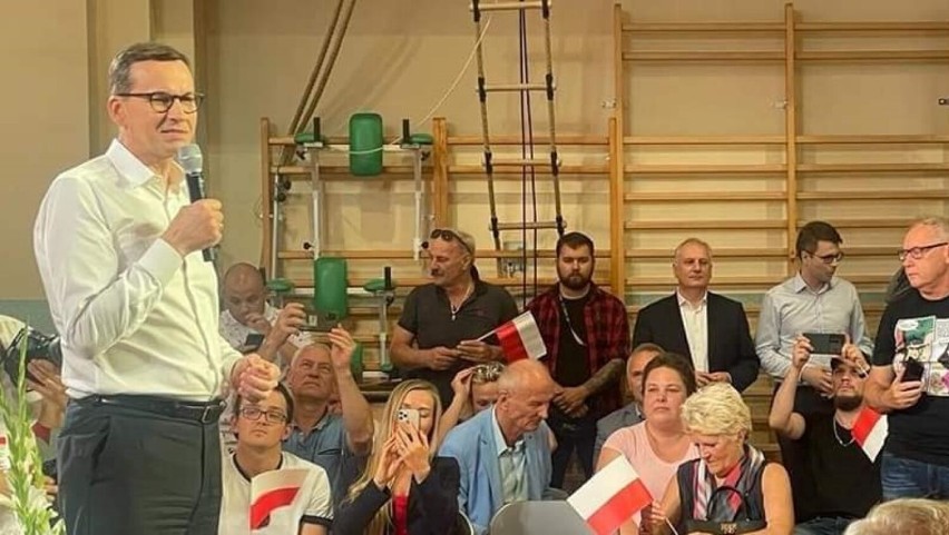 Wizyta premiera Mateusza Morawieckiego w Wejherowie (23.07.2022)