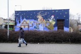 Nowy mural Kawu w Poznaniu. Tym razem w świątecznym klimacie