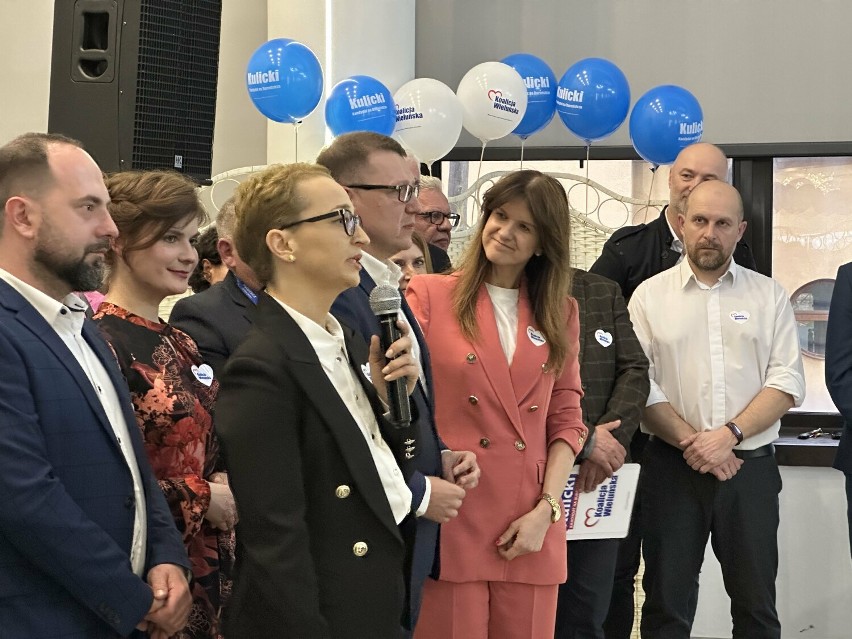 Konwencja Wyborcza Koalicji Wieluńskiej na zakończenie kampanii z udziałem posłów i wojewody łódzkiego 