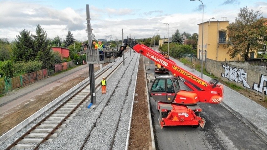 Remont torów na gdańskich Stogach - listopad 2019