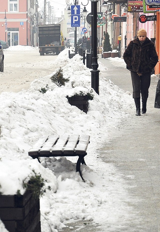 W centrum nie wszystkie ulice są czyste