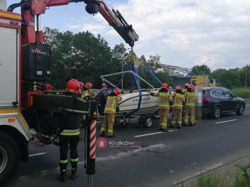 Wypadek na Stella-Sawickiego w Krakowie