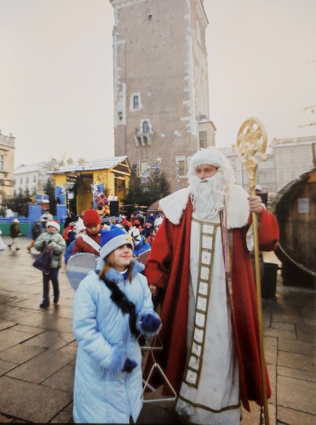 Orszak św. Mikołaja na płycie Rynku Głównego