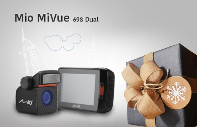 14 dni z prezentami - Mio MiVue 698 Dual - wideorejestrator samochodowy
