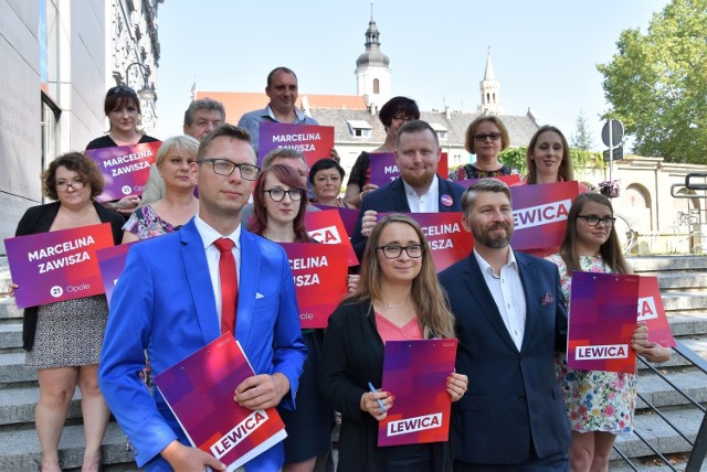 Prezentacja kandydatów z opolskiej listy lewicy do Sejmu