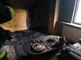 Pożar w Kłodawie pod Gorzowem. Ogień gasi siedem zastępów. Nie żyje jedna osoba