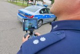 Policyjny dron obserwował zachowania pieszych i kierowców w Starogardzie FILM