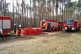 Strażackie ćwiczenia na wypadek pożaru lasu  