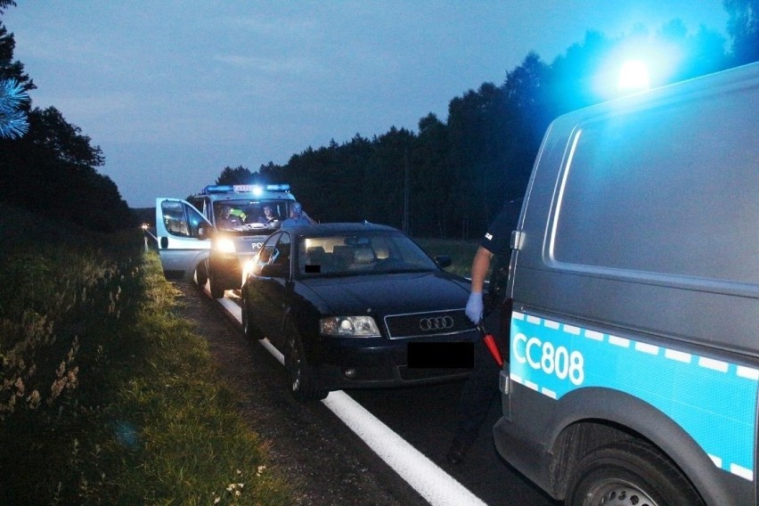 Audi z narkotykami zostało zatrzymane na trasie z Torunia do...