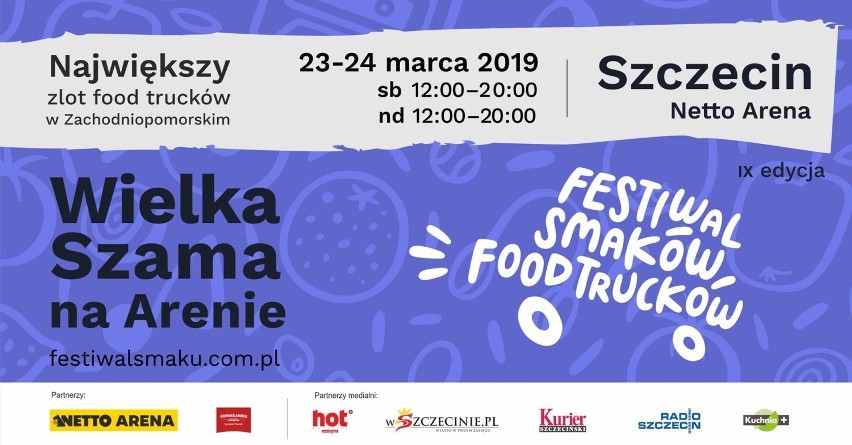 Wielka szama w Szczecinie! Food trucki zajadą pod Netto Arenę 