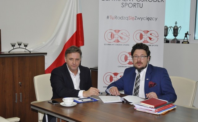 COS OPO Cetniewo: dyrektorzy Michał Kowalski (z lewej) i Marcin Drewa