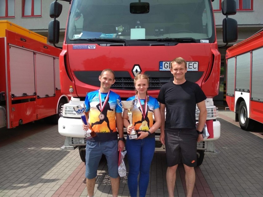 Strażacy z Pucka na podium! 9. Kwidzyński Bieg Papiernika (2018) udany dla Aleksandry Dettlaff i Mariusza Roeske