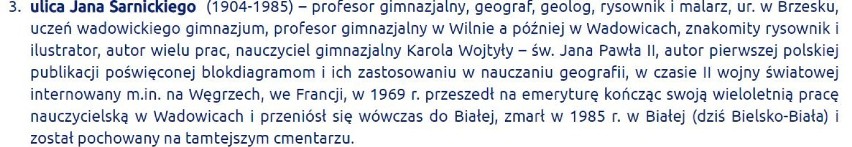 IPN dekomunizuje ulicę gen. Bruno Olbrychta w Wadowicach. Nowi patroni - propozycje 