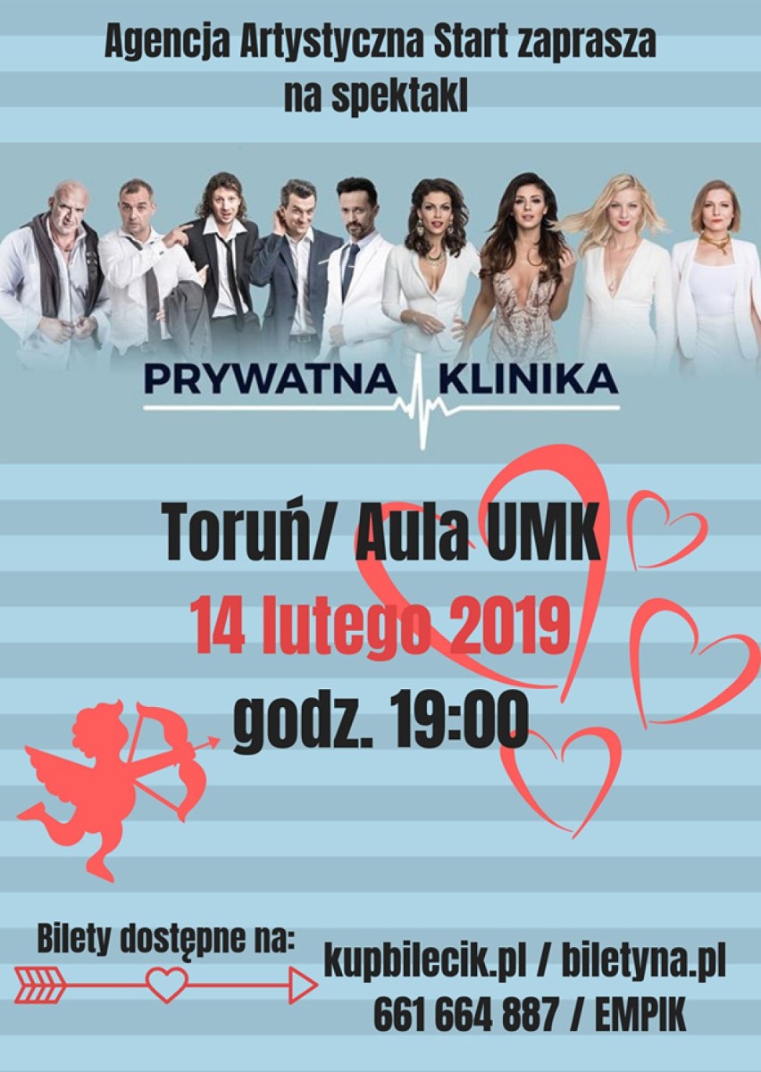 Prywatna Klinika / Spektakl w Auli UMK, 14 lutego, godzina...